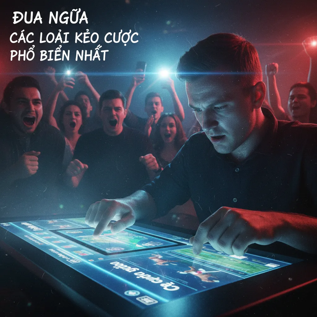 Giao diện đồ họa 3D của game đua ngựa ảo